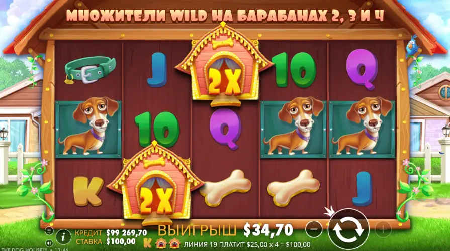 Играть в The Dog House в онлайн-казино PINCO