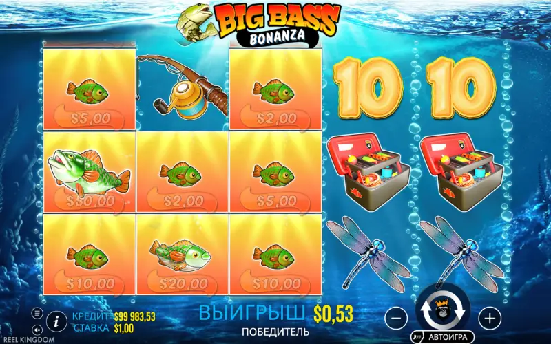 Слот Big Bass Bonanza в казино PINCO