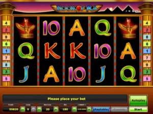 Игровой автомат Book of Ra на деньги в казино PINCO